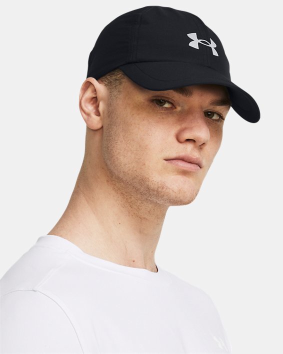 Men's UA Launch Adjustable Cap, Black, pdpMainDesktop image number 2